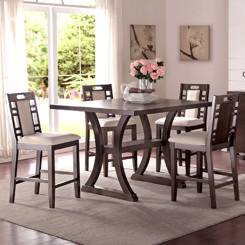 Infini Furnishings Adele 5 Piece Counter Height Dining Set & Reviews Wayfair